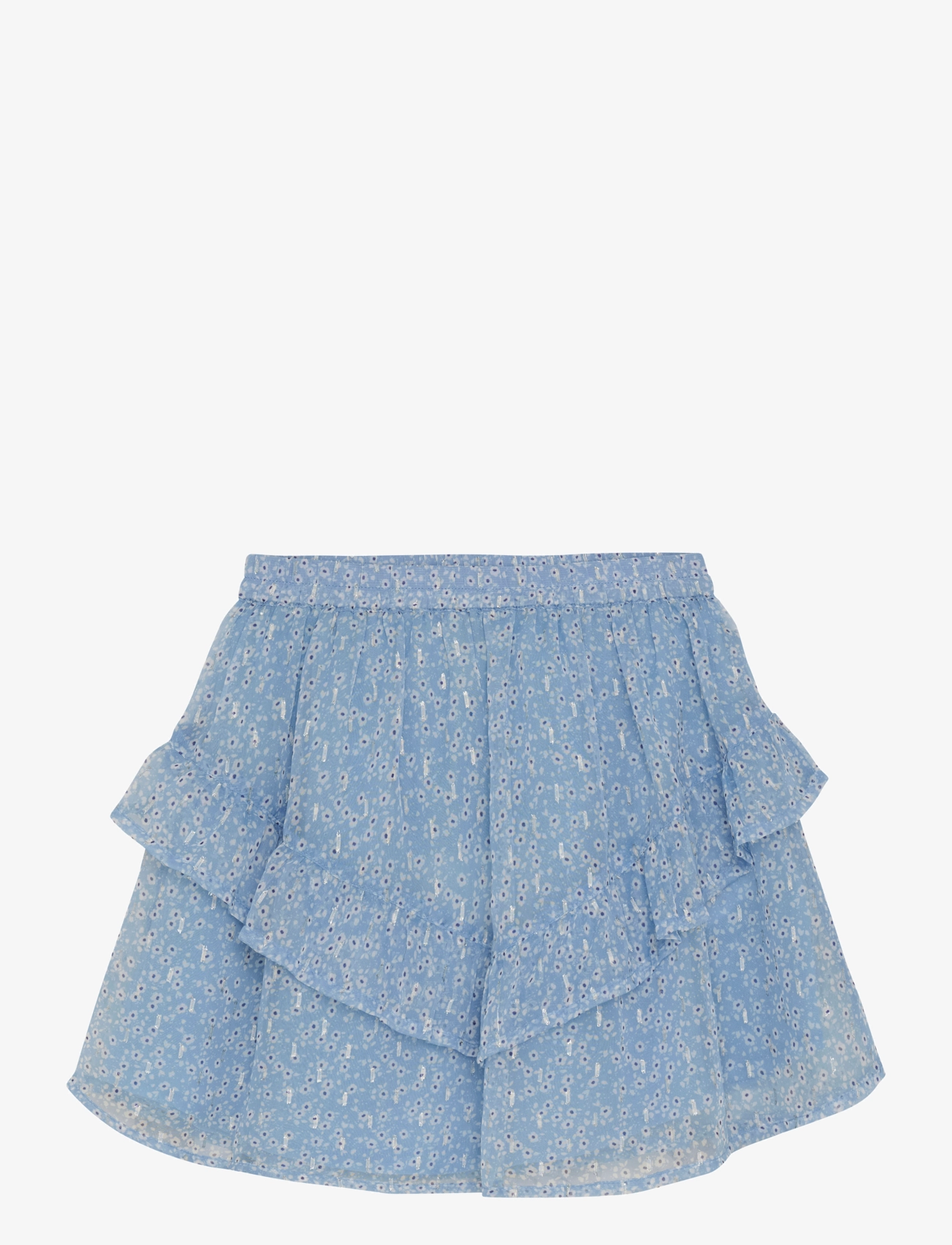 Creamie Skirt Flower Lurex - Kläder - FOREVER BLUE / blue