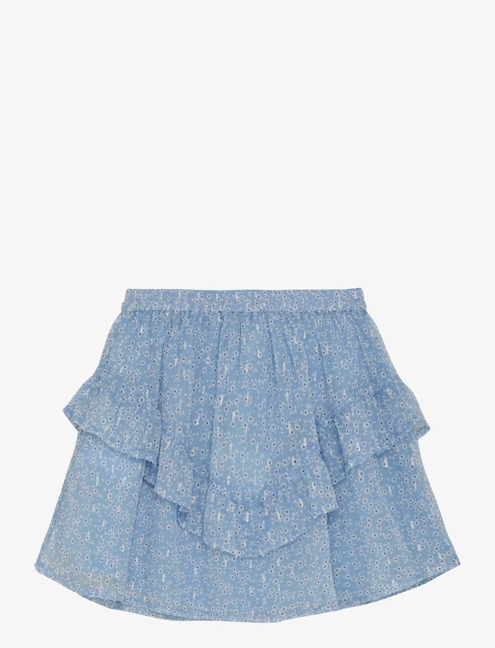 Creamie - Skirt Flower Lurex - short skirts - forever blue - 1