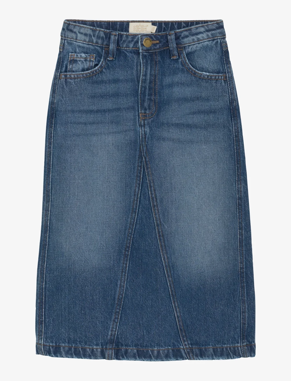 Creamie - Skirt Denim - jeansröcke - blue denim - 1