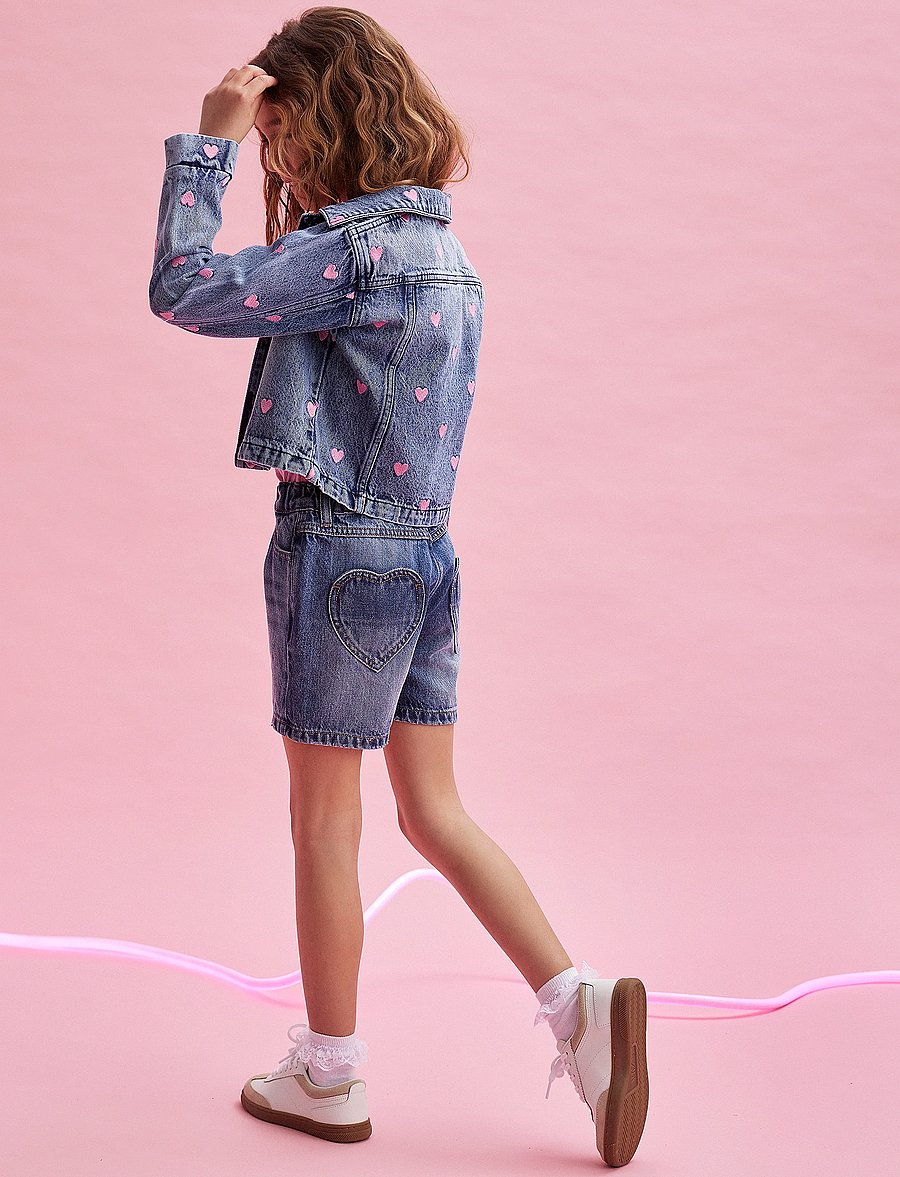 Creamie - Shorts Denim - lühikesed teksapüksid - blue denim - 0
