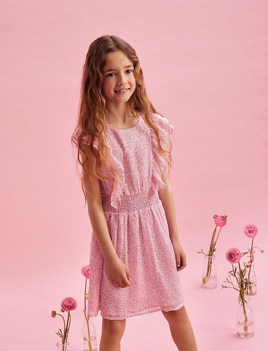 Creamie - Dress Lurex Stripe - ballerina - 0