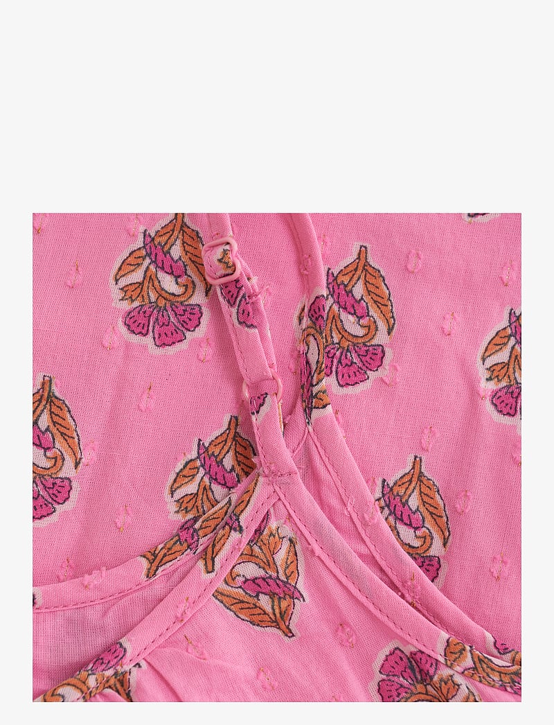 Creamie - Dress Cotton - ermalausir casual kjólar - rosebloom - 2