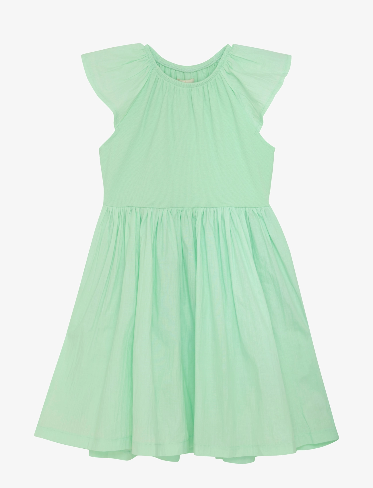 Creamie Dress Rib - Kjoler & Nederdele - GREEN ASH / green