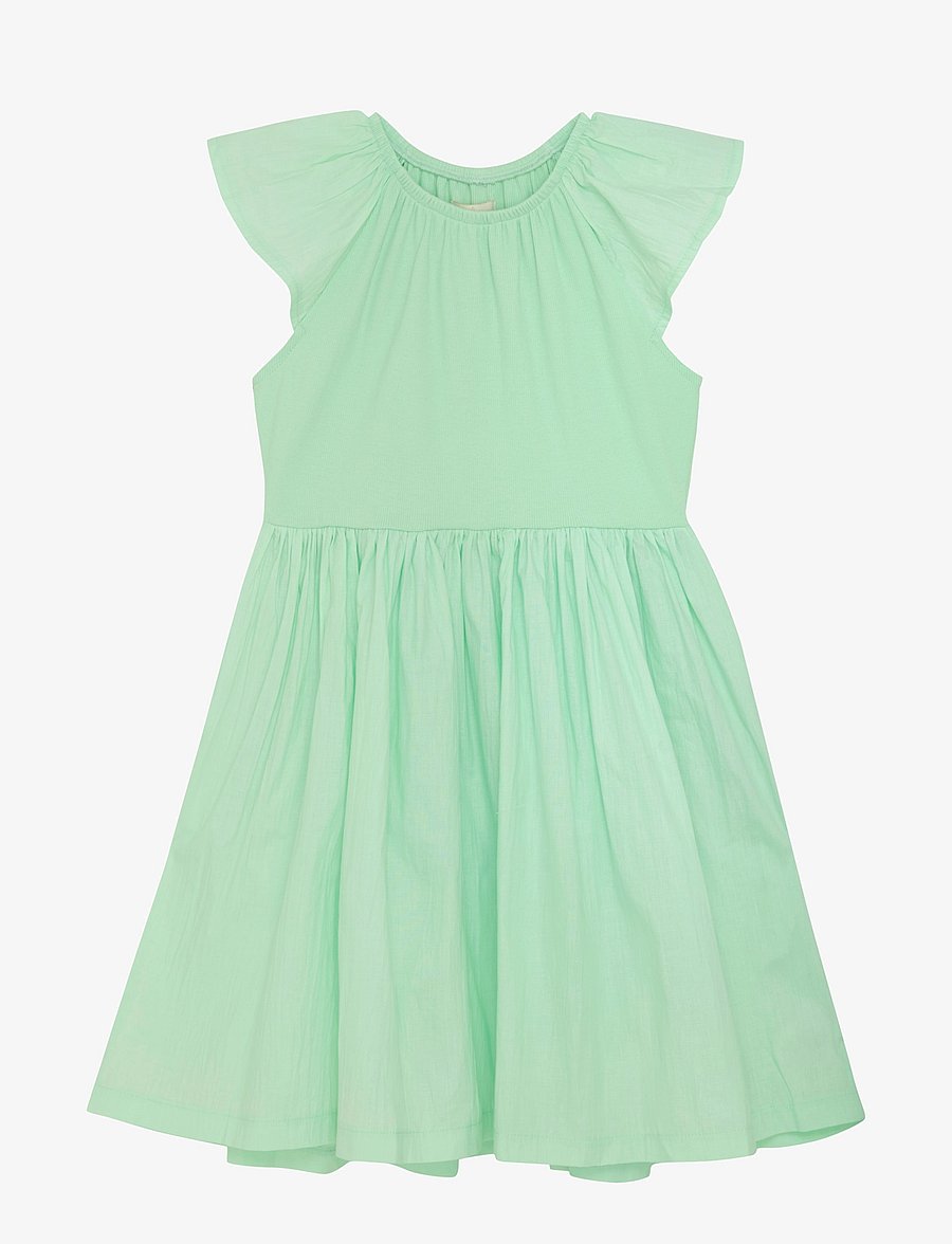 Creamie - Dress Rib - varrukateta vabaaja kleidid - green ash - 0