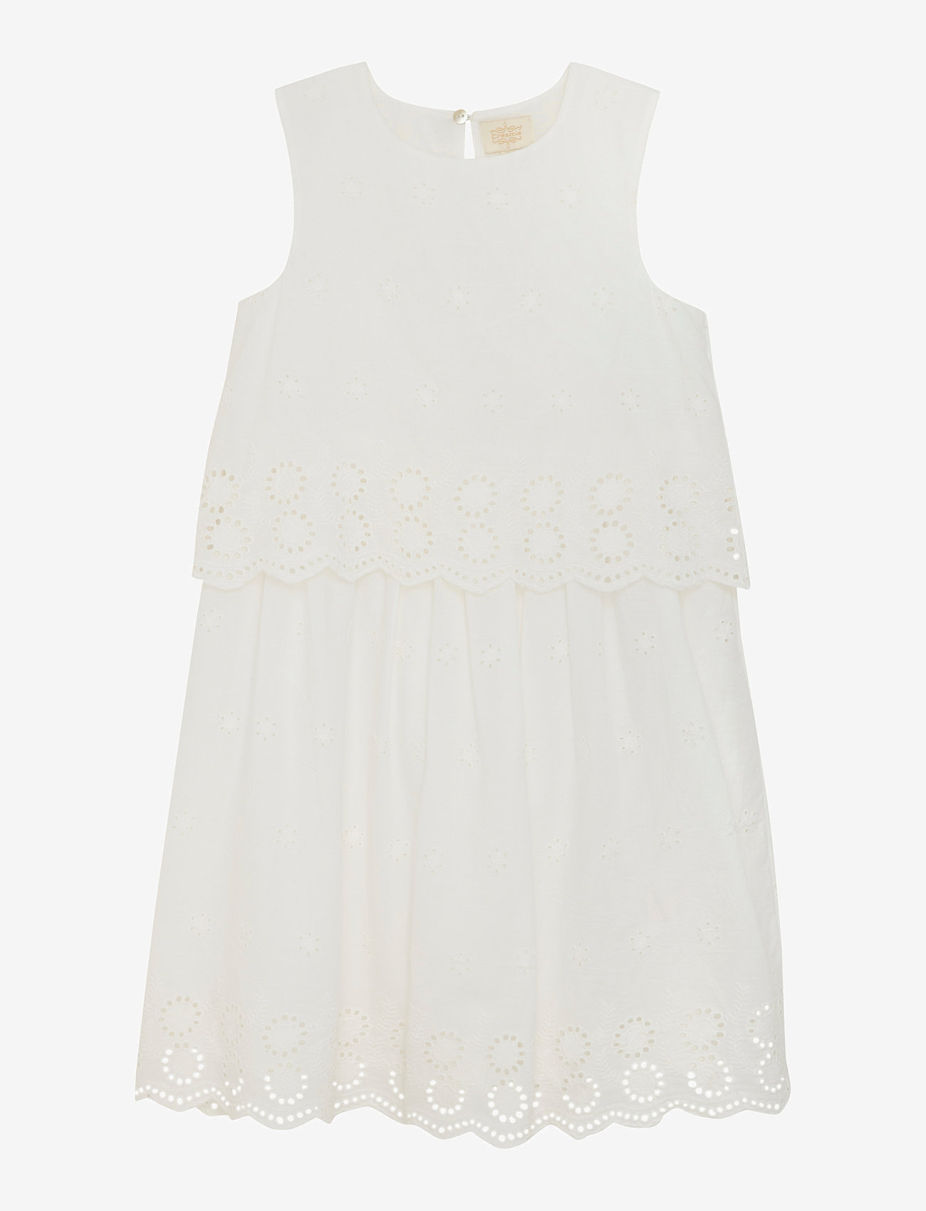 Creamie - Dress Embroidery - Ærmeløse hverdagskjoler - cloud - 1