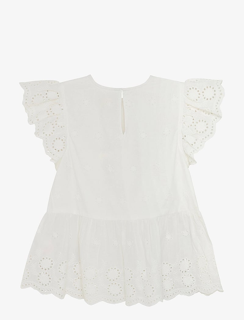 Creamie - Top Embroidery - sukienki dla dziewczynek z krótkim rękawem - cloud - 2