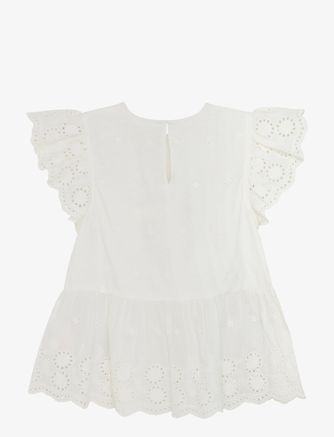 Creamie - Top Embroidery - kurzärmelige babykleider - cloud - 2