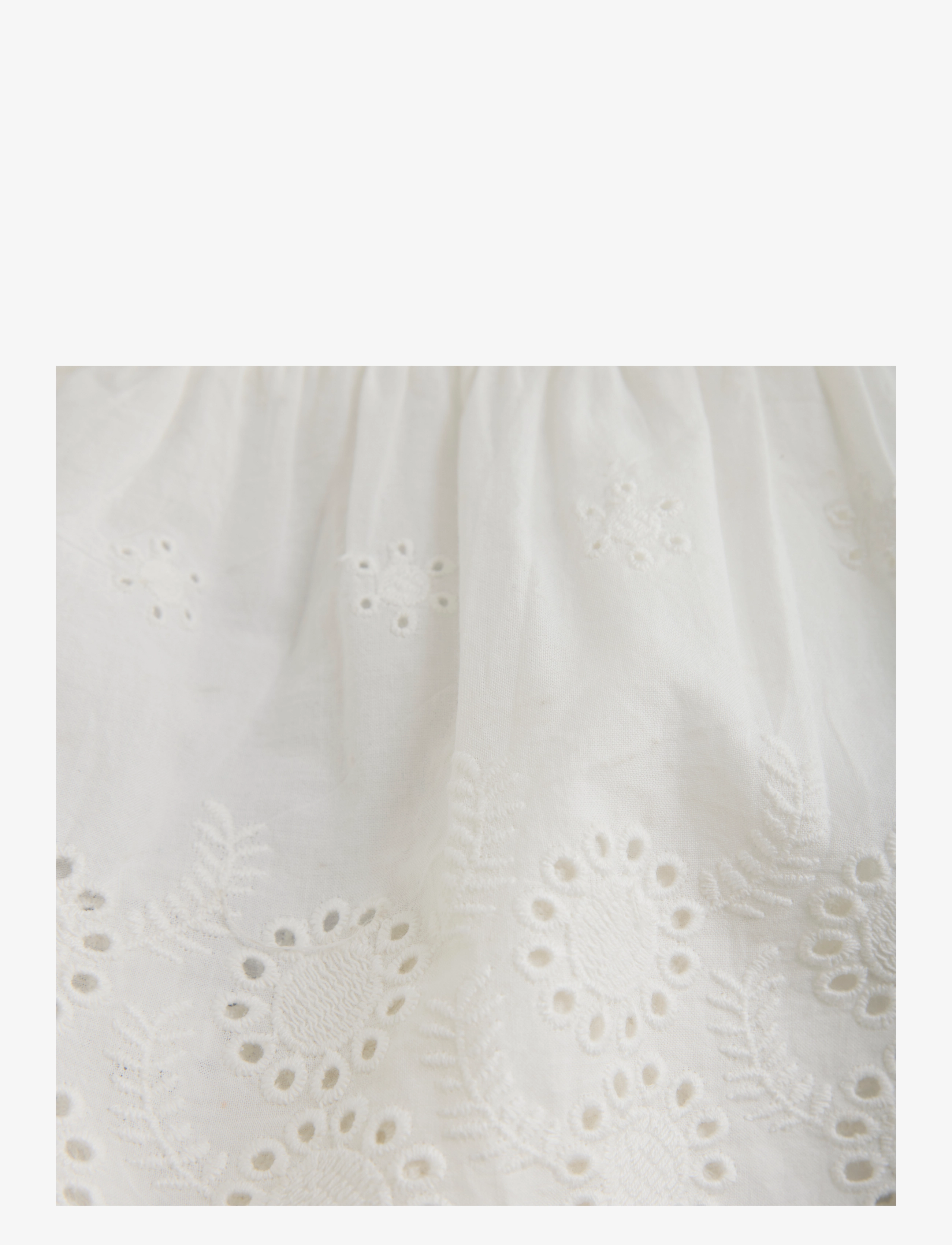 Creamie - Top Embroidery - kurzärmelige babykleider - cloud - 3