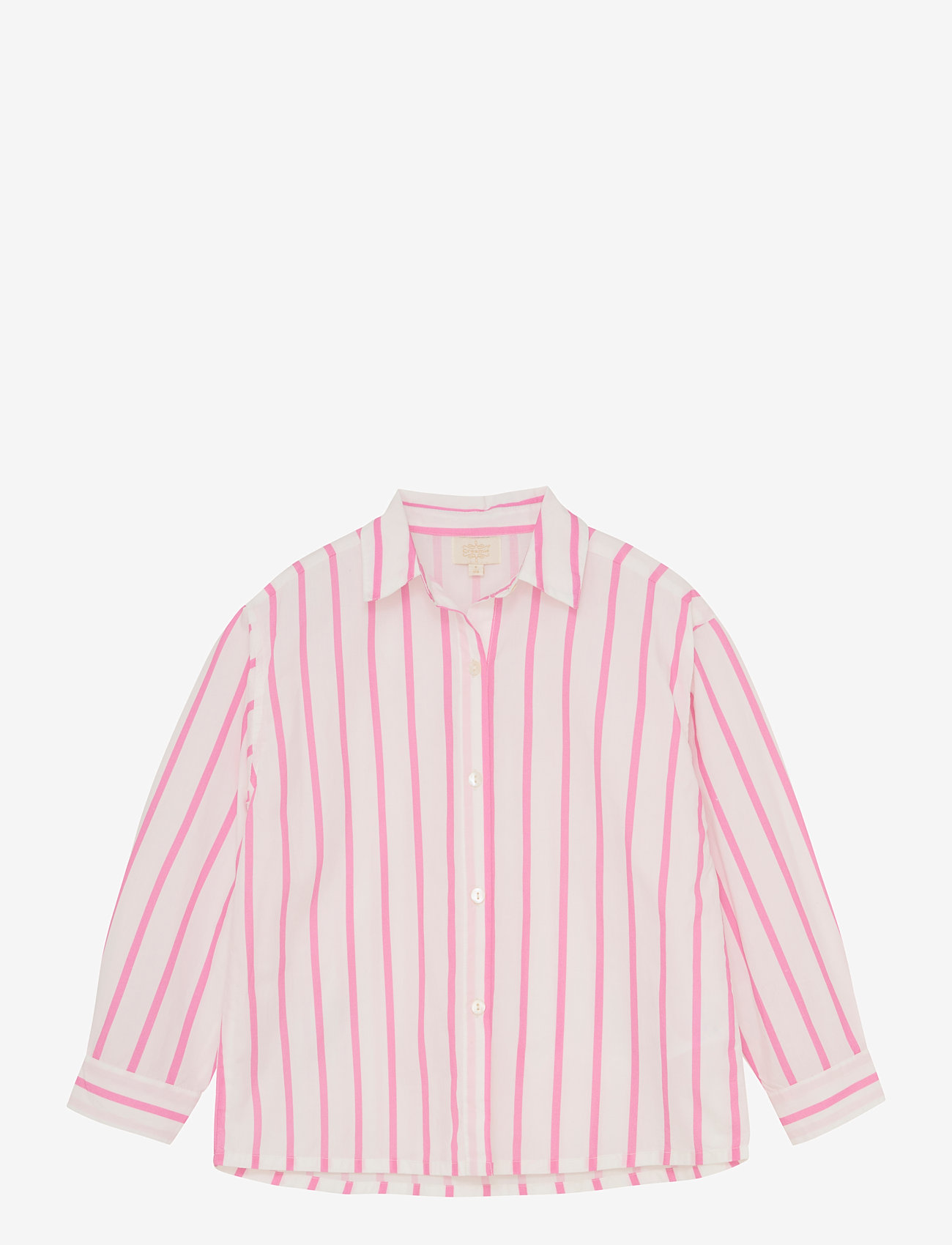 Creamie - Shirt Stripe - långärmade skjortor - cloud - 0