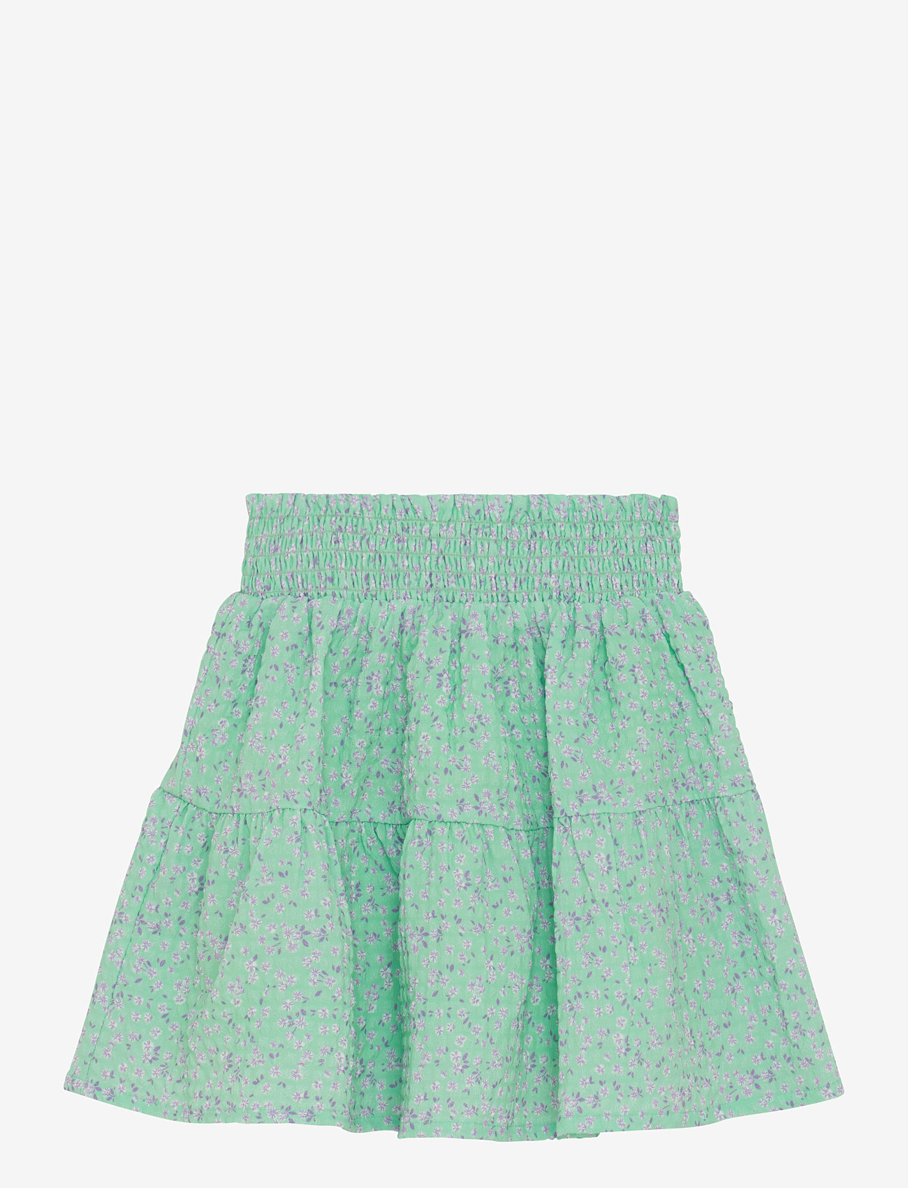 Creamie - Skirt Small Flower - short skirts - green ash - 1