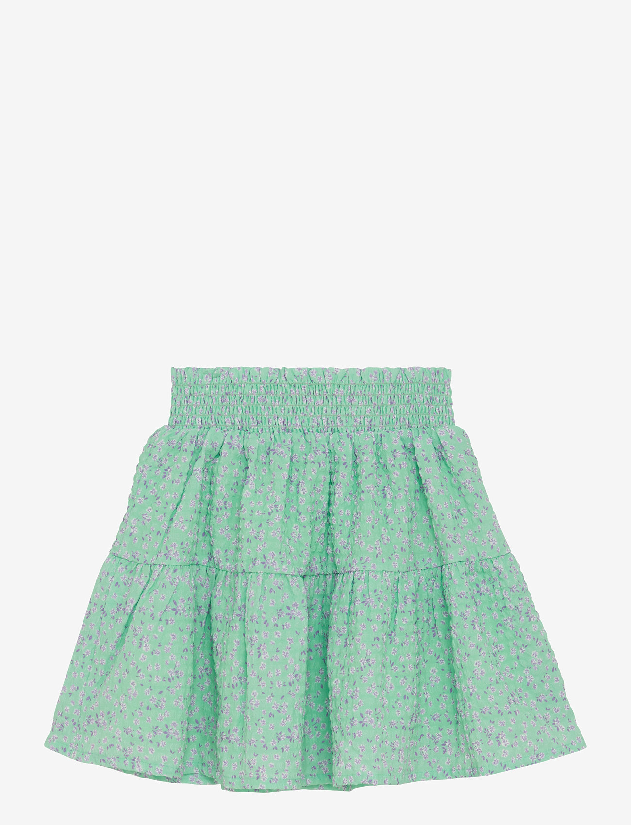 Creamie - Skirt Small Flower - short skirts - green ash - 2