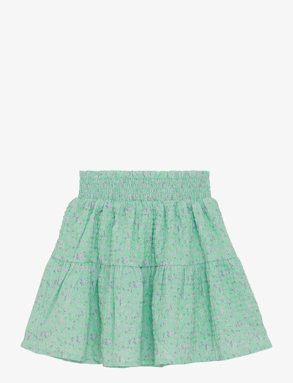 Creamie - Skirt Small Flower - kurze röcke - green ash - 2