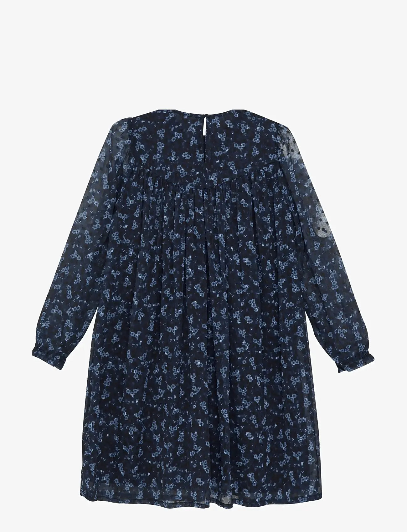 Creamie - Dress Flower Dobby - pikkade varrukatega vabaaja kleidid - bel air blue - 1