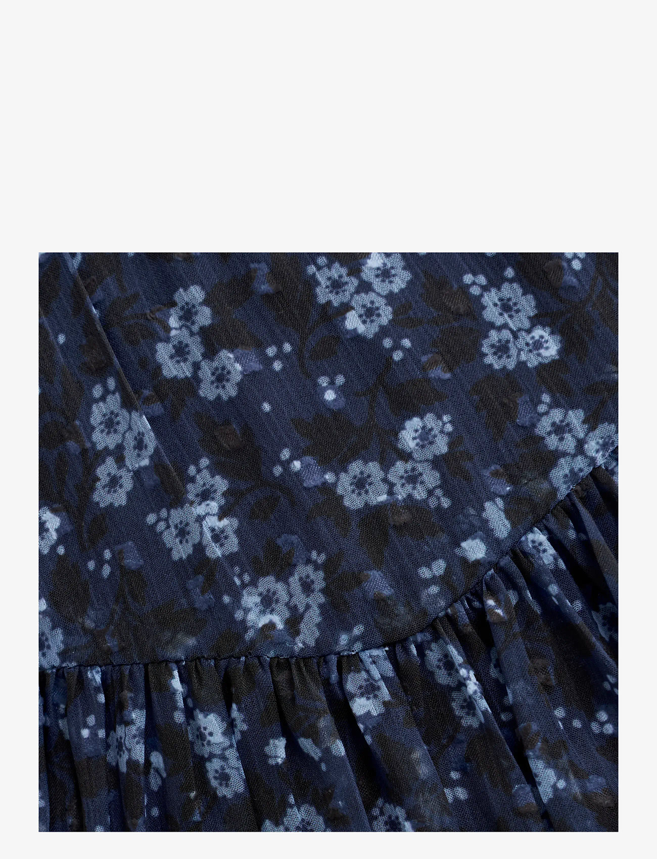 Creamie - Dress Flower Dobby - pikkade varrukatega vabaaja kleidid - bel air blue - 2