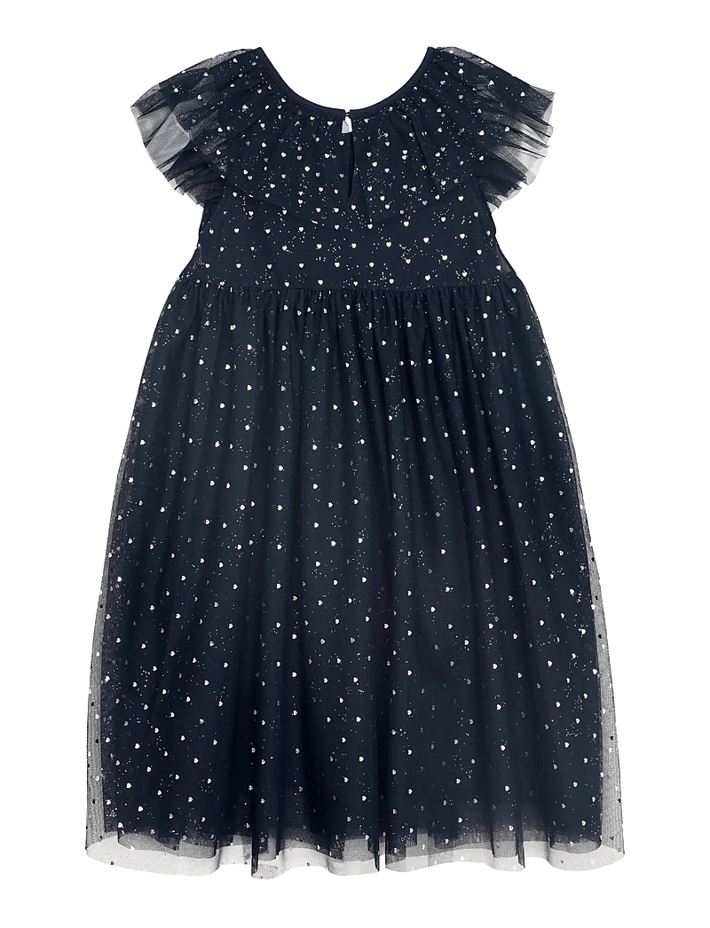 Creamie - Dress Mesh - varrukateta vabaaja kleidid - black iris - 2