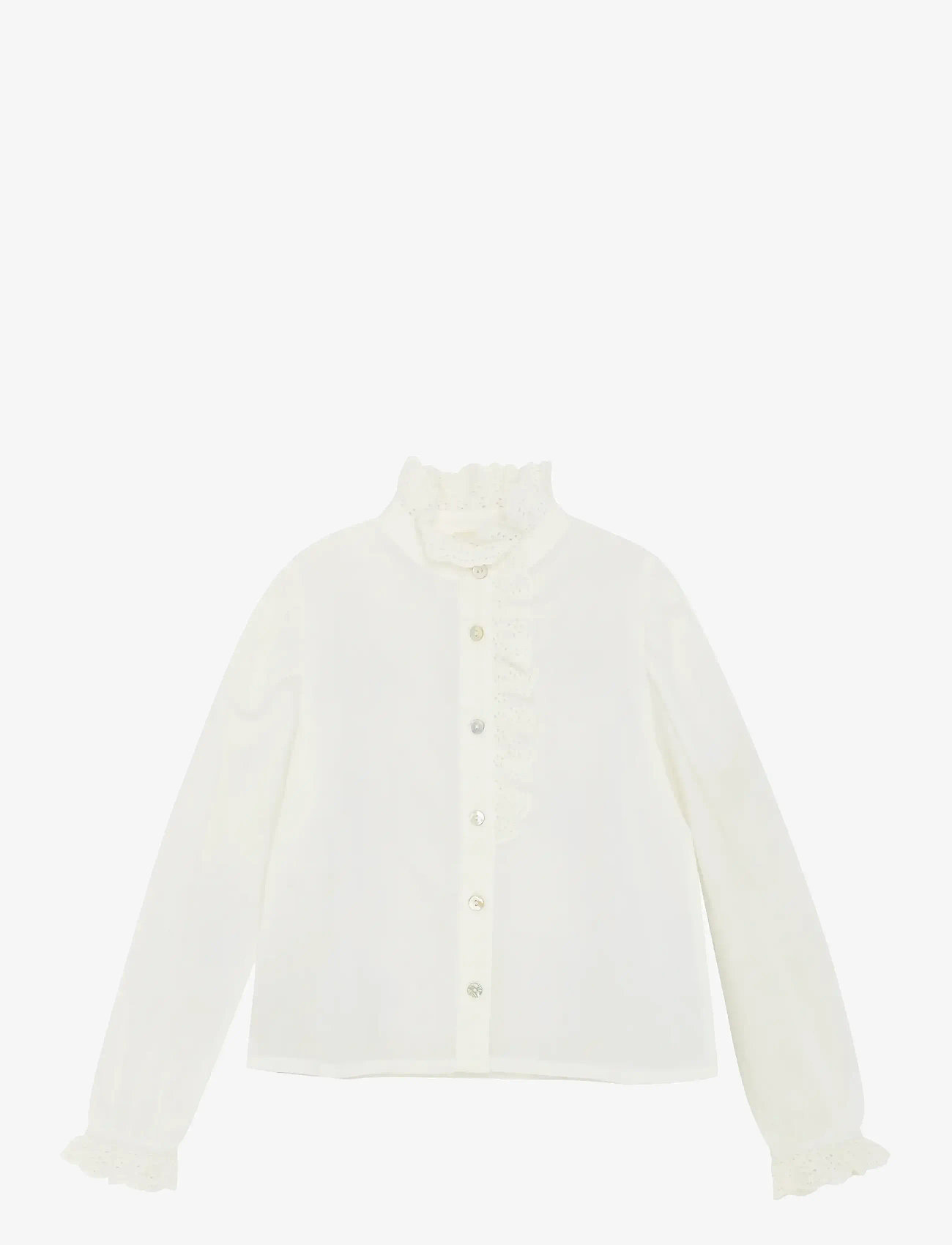 Creamie - Blouse Woven - langærmede skjorter - cloud - 0