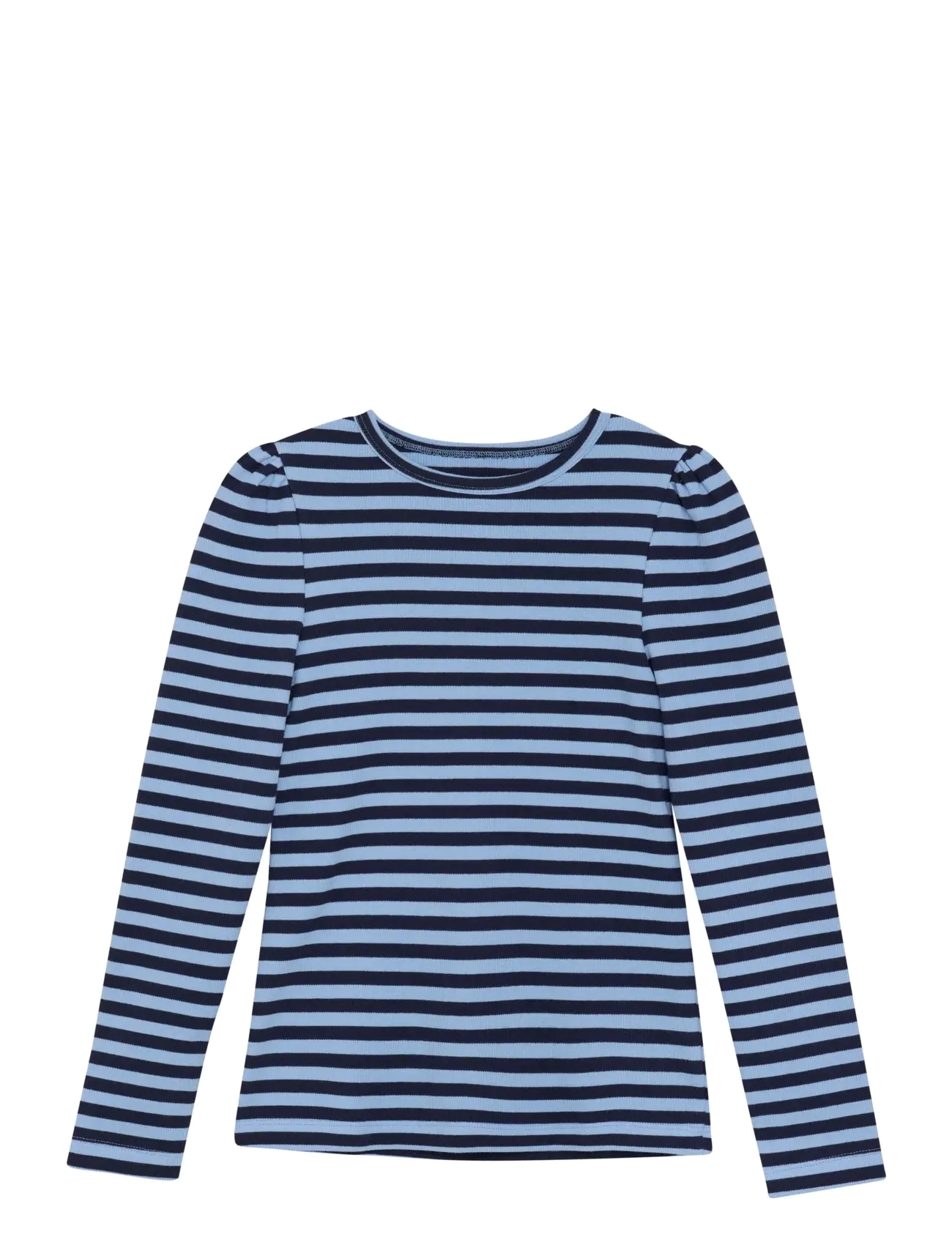 Creamie T-shirt LS Rib Stripe - Overdele - BLACK IRIS / blue