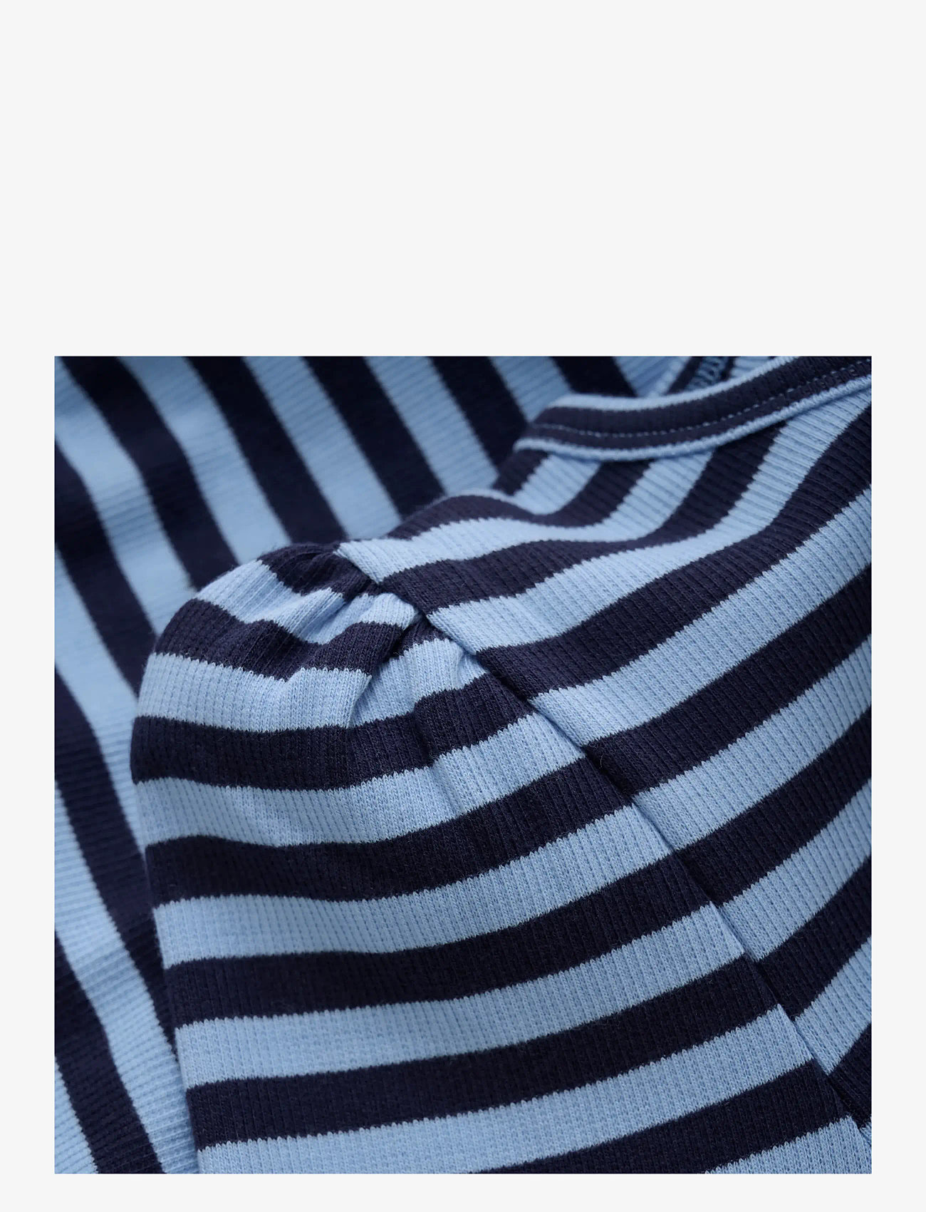 Creamie - T-shirt LS Rib Stripe - långärmade t-shirts - black iris - 2