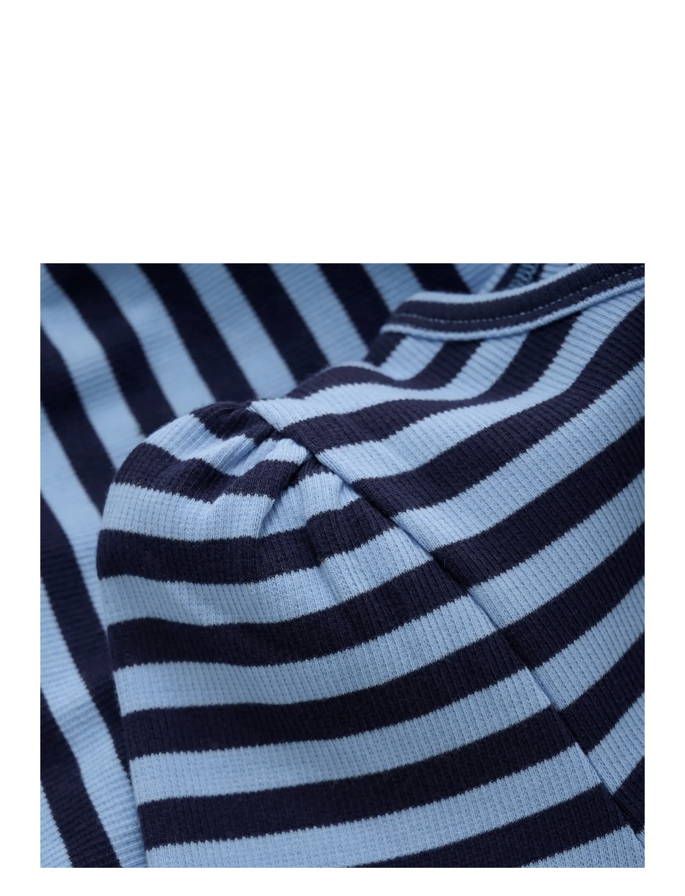 Creamie - T-shirt LS Rib Stripe - long-sleeved t-shirts - black iris - 2