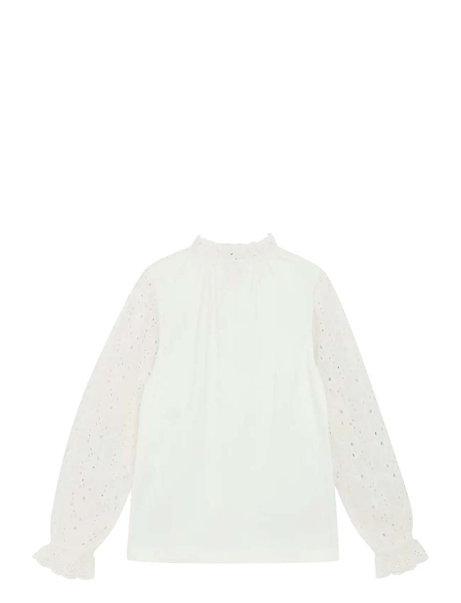 Creamie - T-shirt LS - bluser & tunikaer - cloud - 1