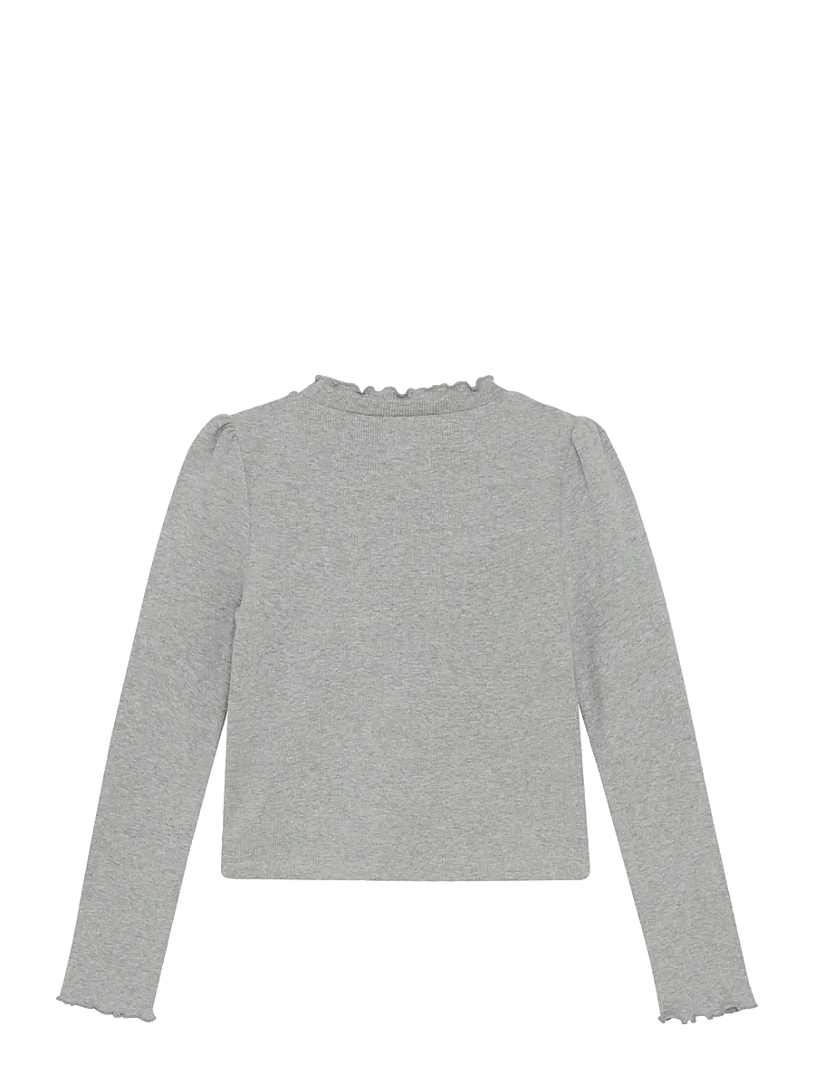 Creamie - T-shirt LS Rib - langärmelig - light grey melange - 2