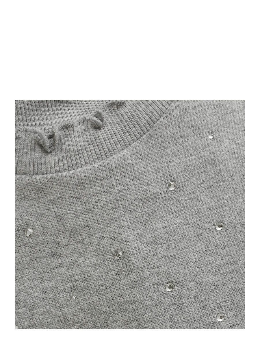Creamie - T-shirt LS Rib - langärmelig - light grey melange - 3