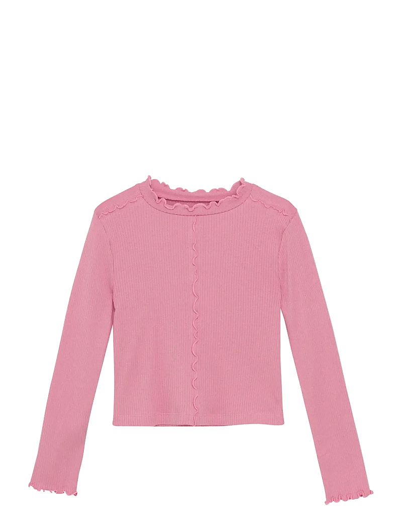 Creamie - T-shirt LS Rib - langärmelige - wild rose - 0