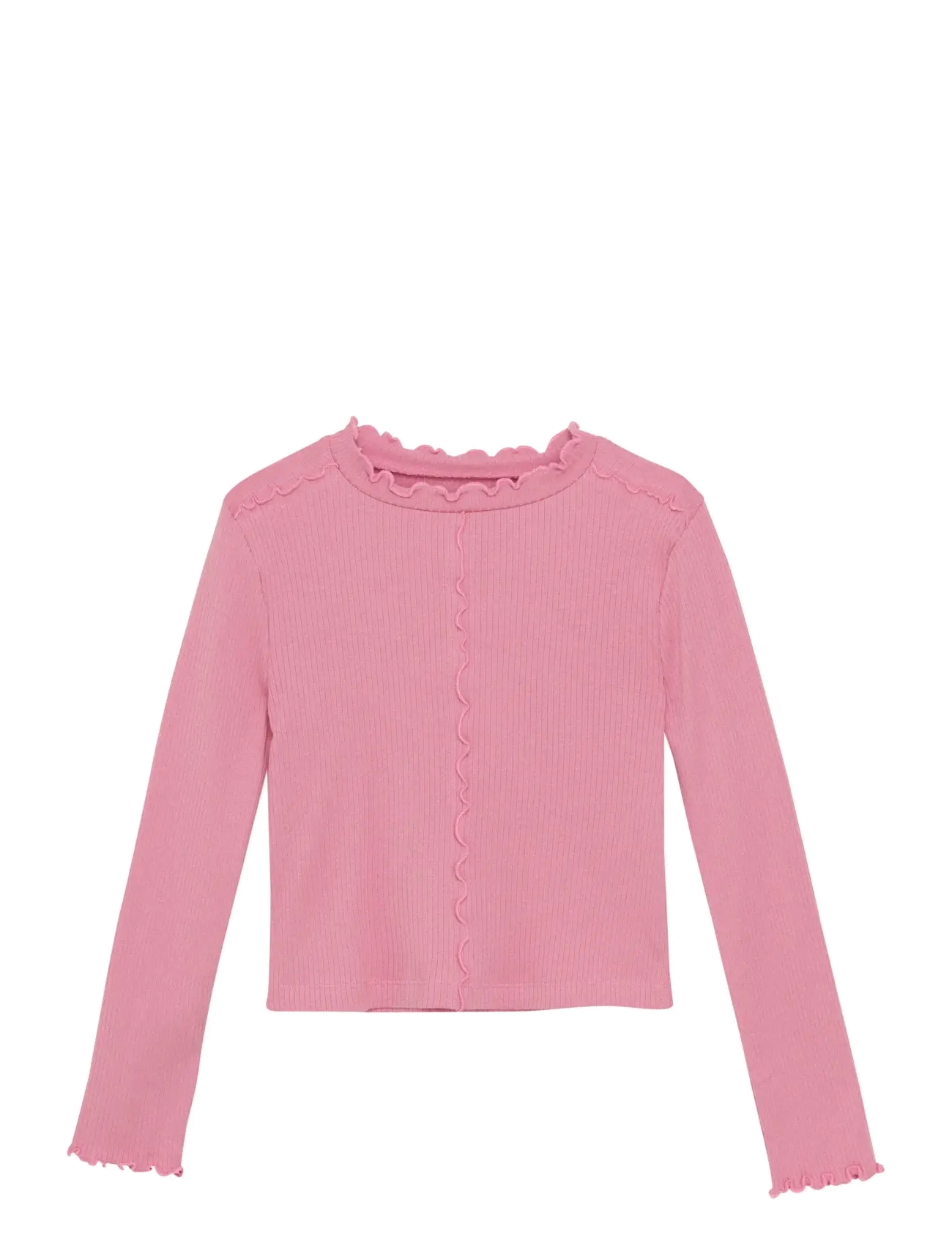 Creamie T-shirt LS Rib - 4 for 3 - WILD ROSE / pink/rose
