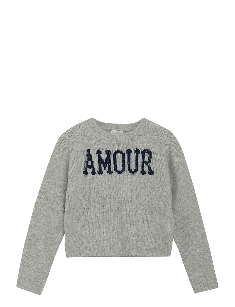 Creamie - Pullover Knit - sweatshirts - light grey melange - 1