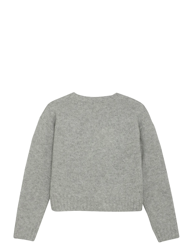 Creamie - Pullover Knit - sweatshirts - light grey melange - 2