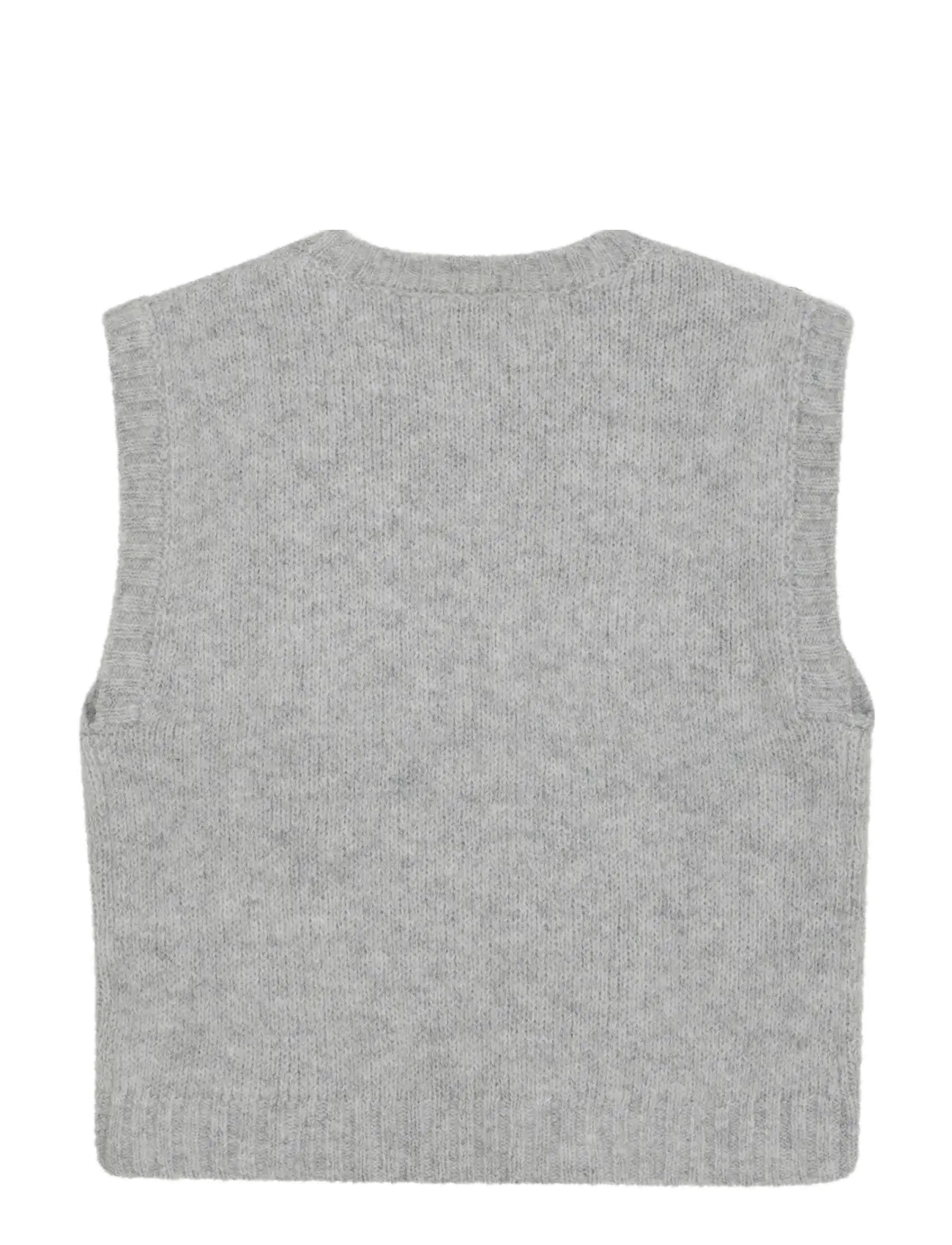 Creamie - Slipover Knit - najniższe ceny - light grey melange - 2