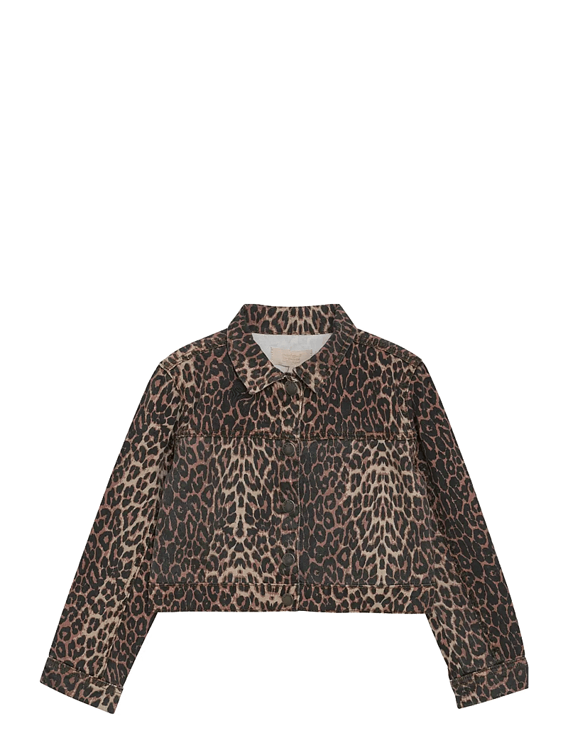 Creamie - Jacket Leo - teksa ja velvet - brown leo - 0