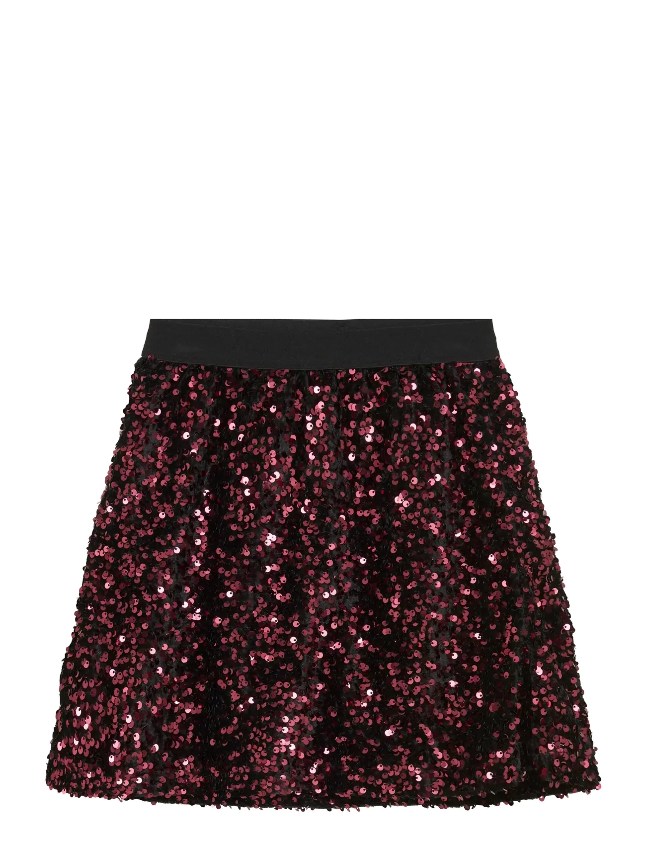 Creamie Skirt Velour Sequins - Kläder - VINEYARD WINE / red