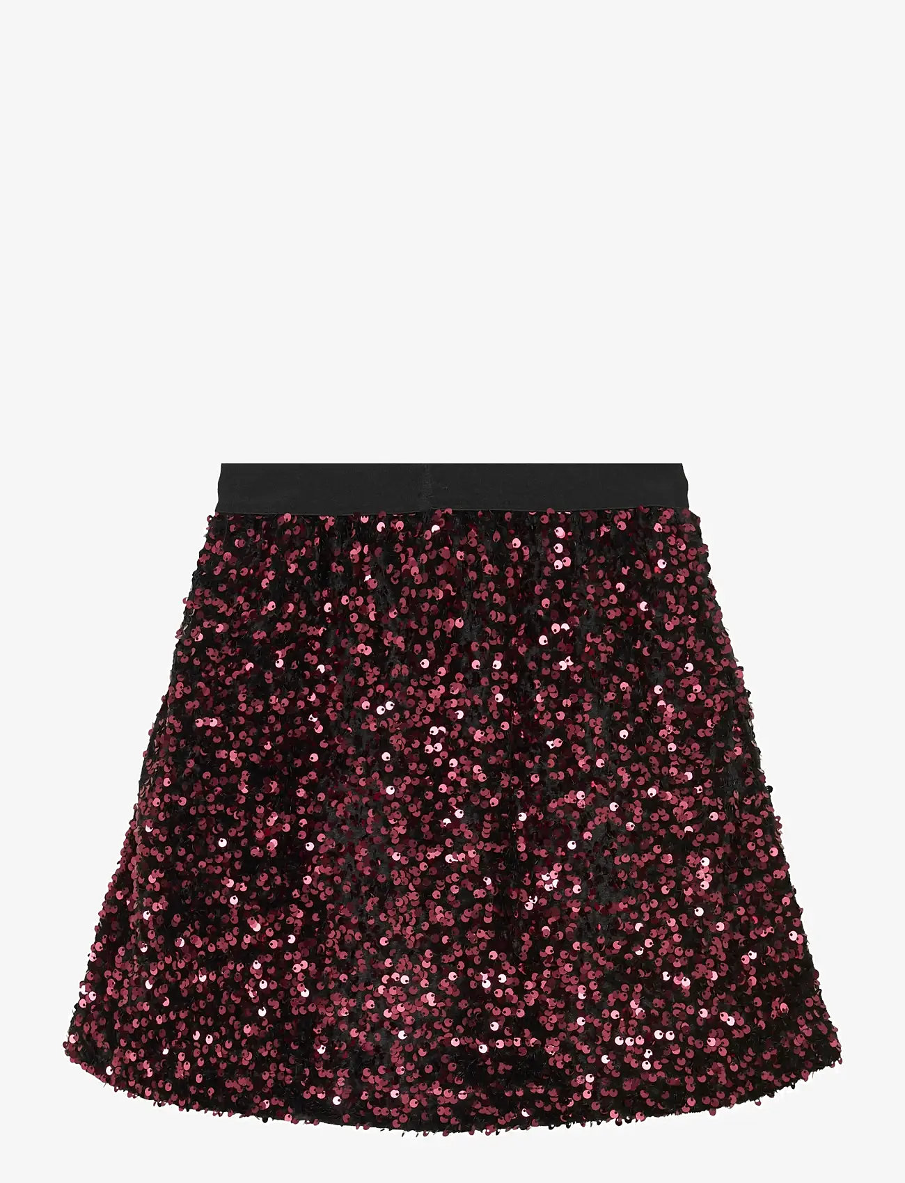 Creamie - Skirt Velour Sequins - korta kjolar - vineyard wine - 2