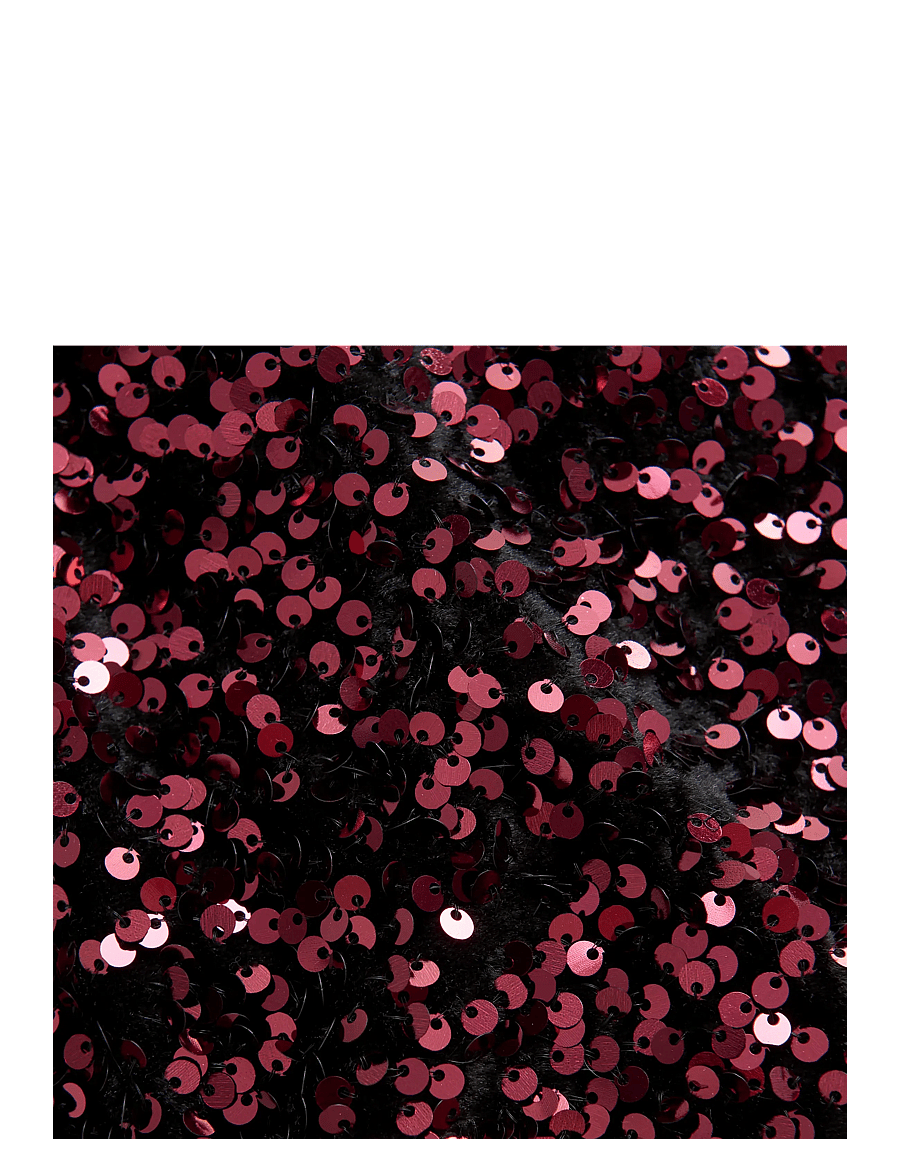 Creamie - Skirt Velour Sequins - kurze röcke - vineyard wine - 3
