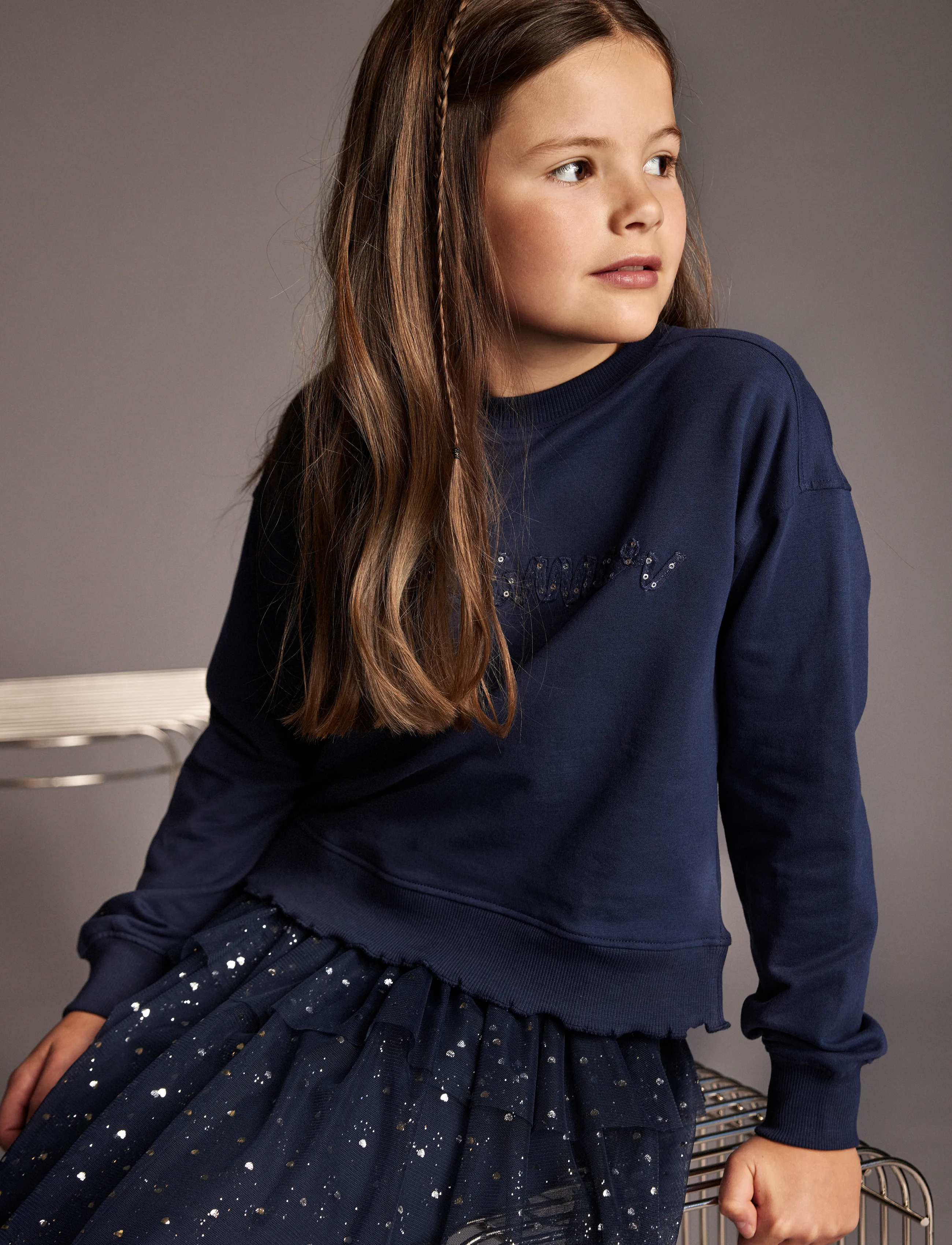 Creamie Skirt Mesh - Klänningar & Kjolar - BLACK IRIS / blue