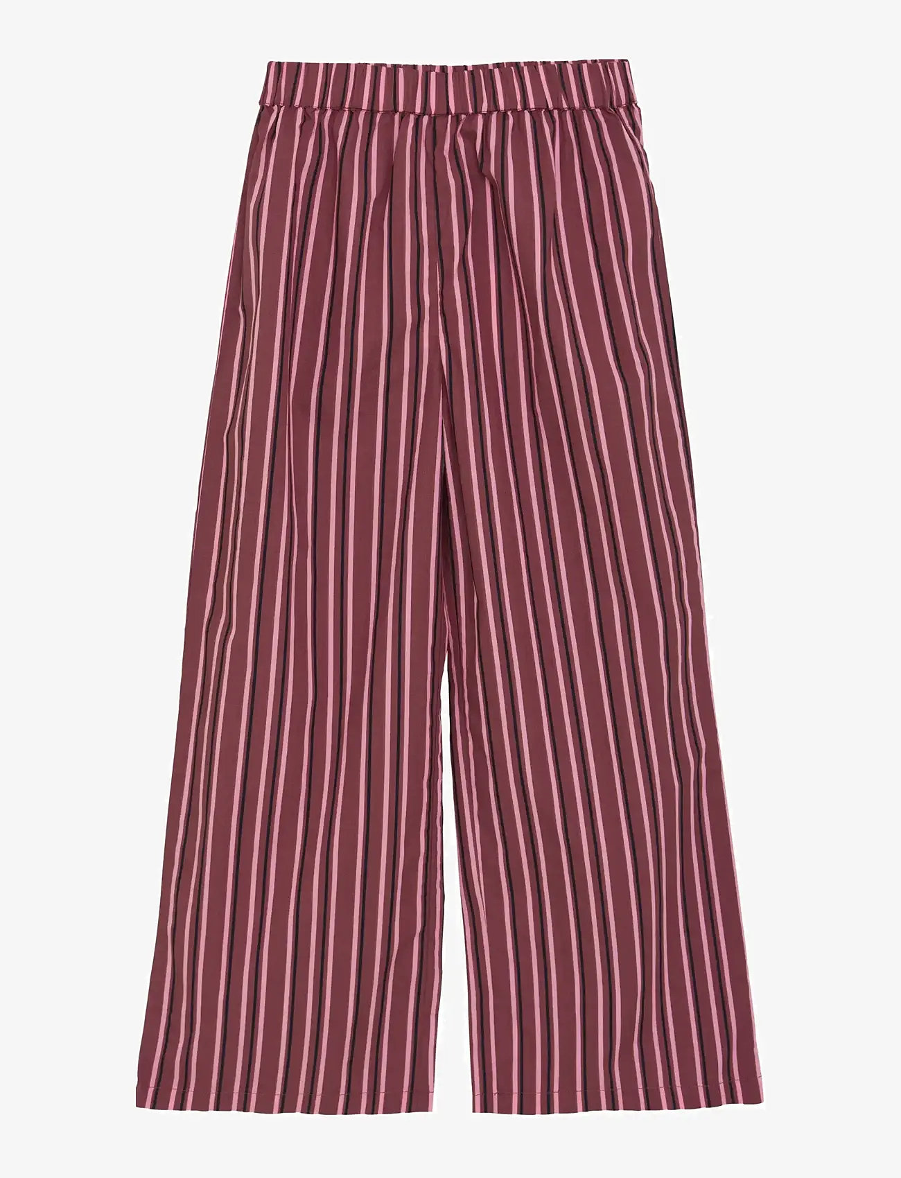 Creamie - Pants Woven Stripe - bukser - crushed berry - 0