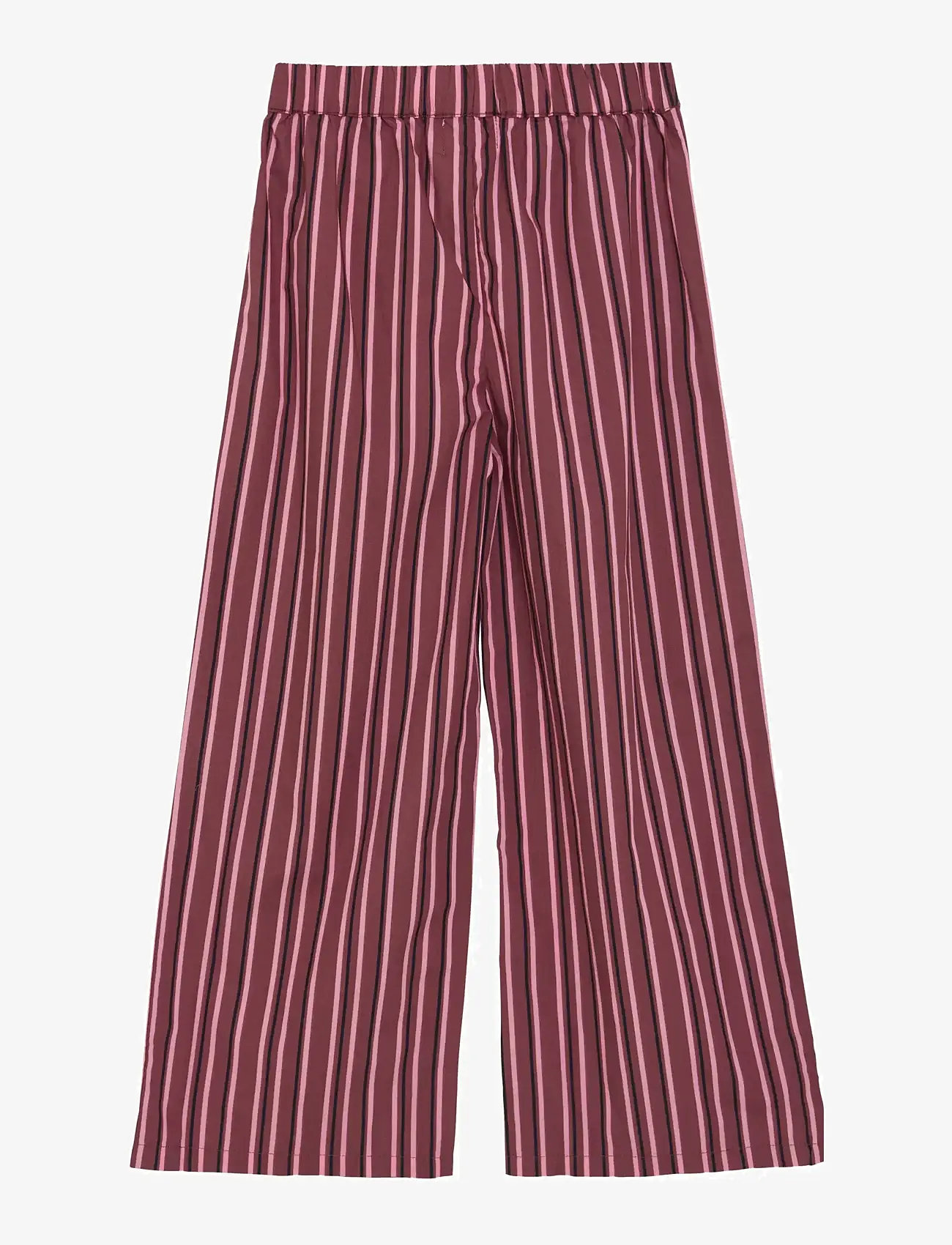 Creamie - Pants Woven Stripe - bukser - crushed berry - 1