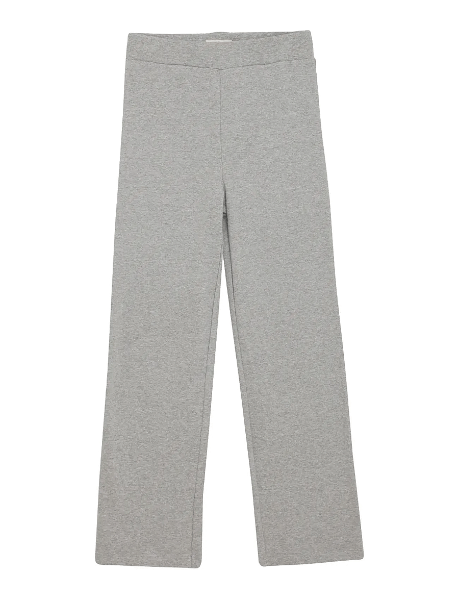 Creamie - Pants Rib - mjukisbyxor - light grey melange - 0