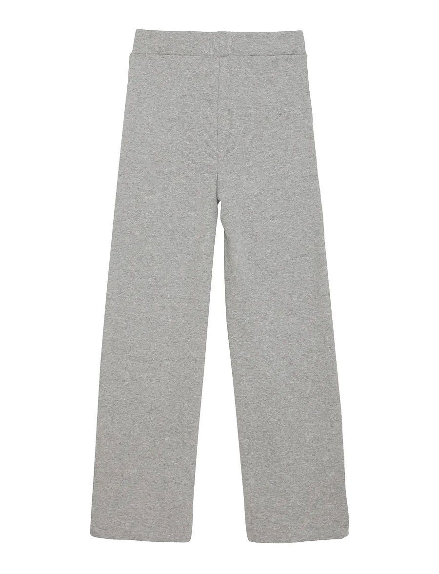Creamie - Pants Rib - mjukisbyxor - light grey melange - 1