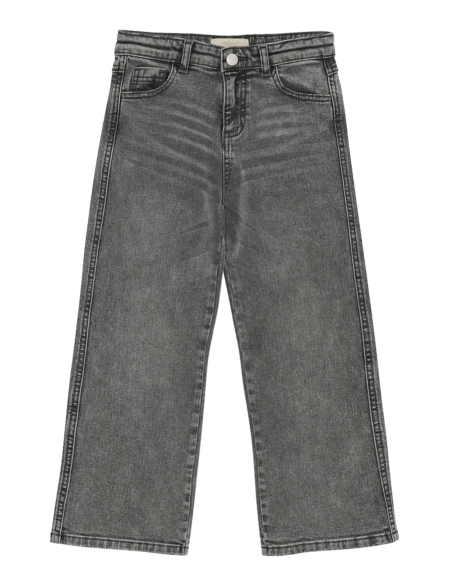 Creamie - Jeans Denim Wide Fit - hosen mit weitem bein - light grey denim - 1