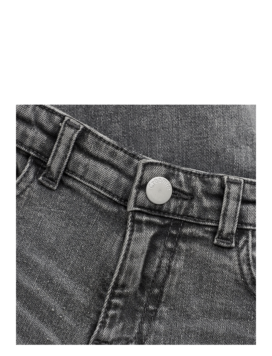 Creamie - Jeans Denim Wide Fit - hosen mit weitem bein - light grey denim - 3