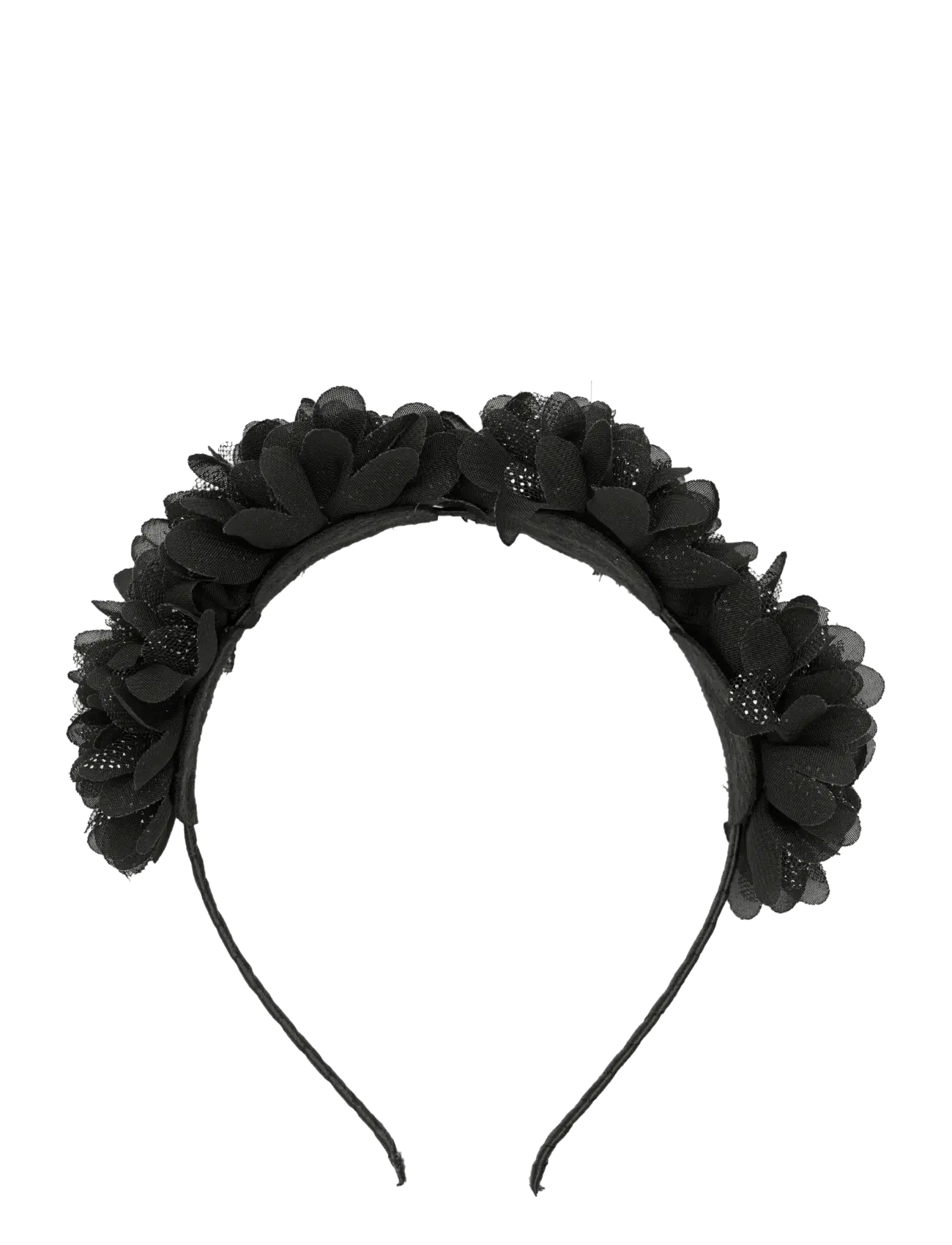 Creamie Hairband 1-Pack, Børn, Blomster Hårbånd, Sort, Str: ONE SIZE
