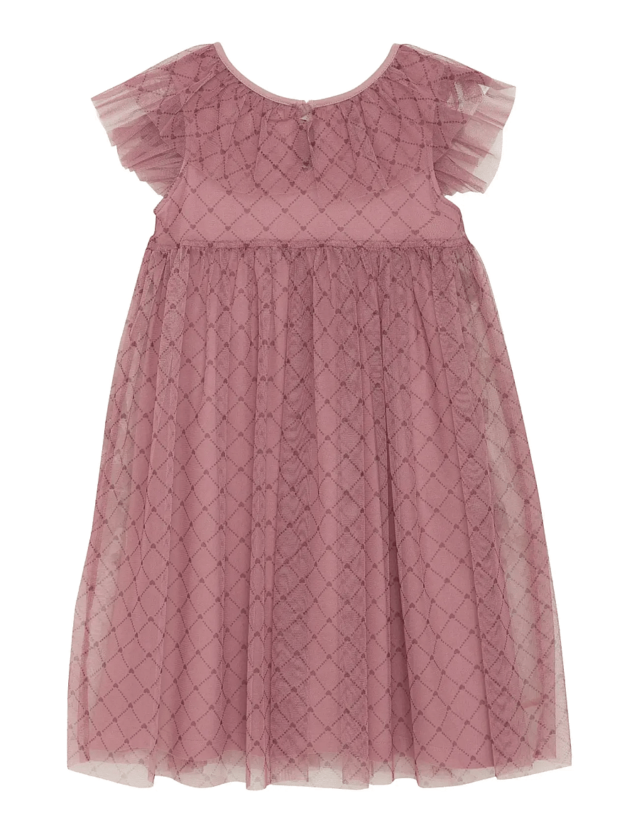 Creamie - Dress Heart Mesh - casual jurken zonder mouwen - woodrose - 2
