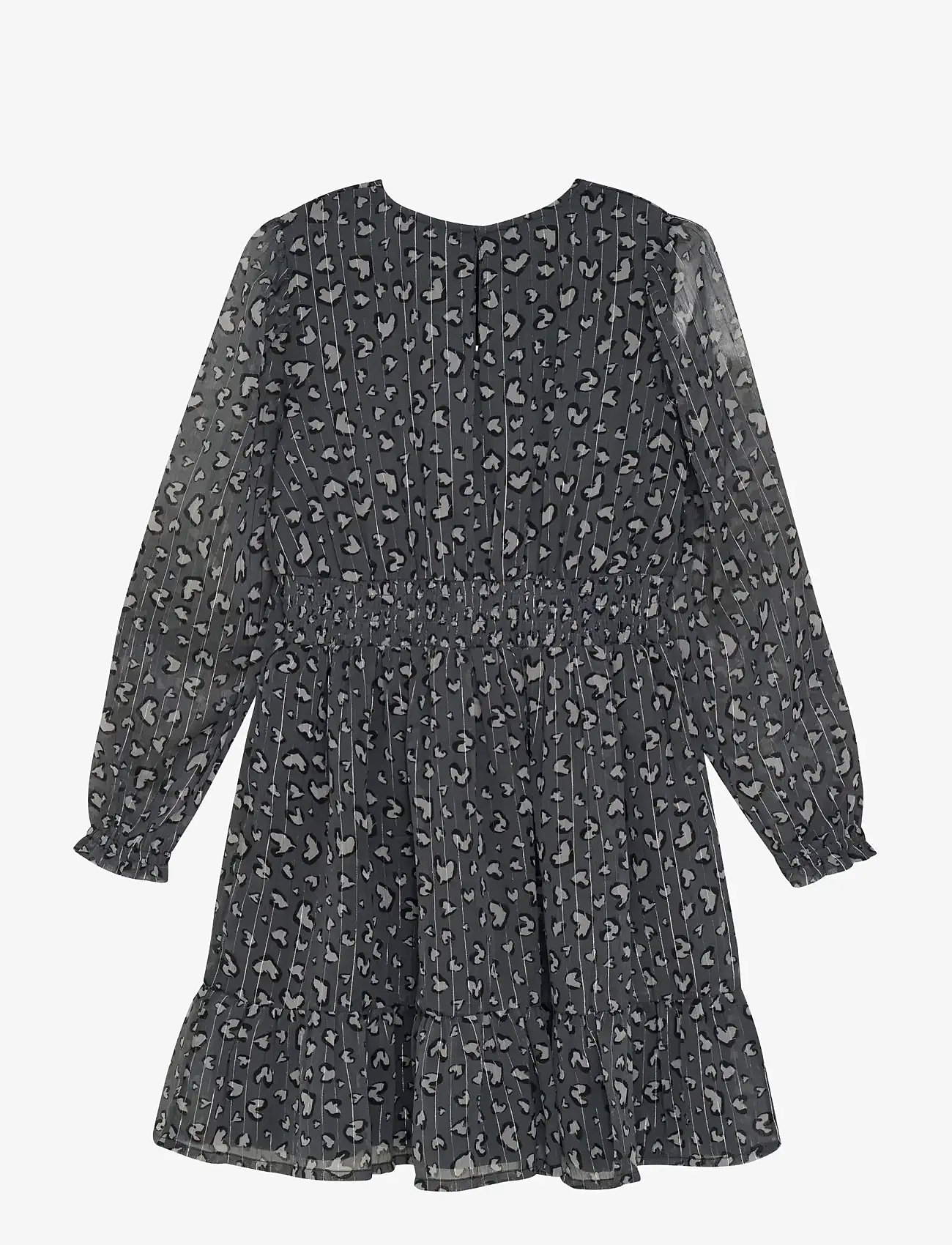 Creamie - Dress Leo Dot - pikkade varrukatega vabaaja kleidid - iron gate - 1