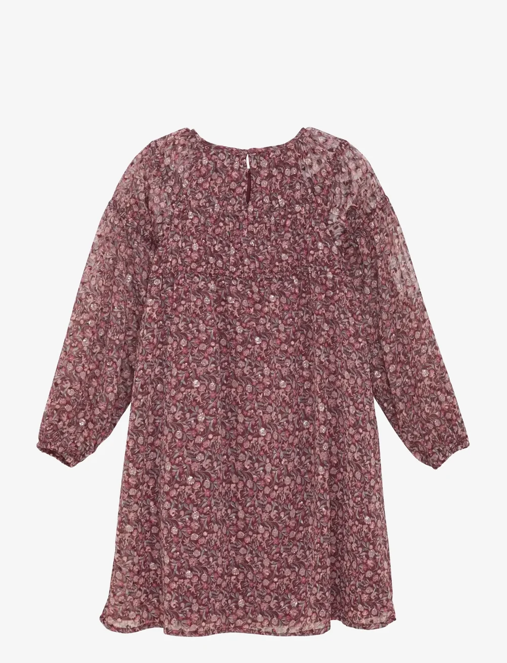 Creamie - Dress Dobby - långärmade vardagsklänningar - vineyard wine - 2