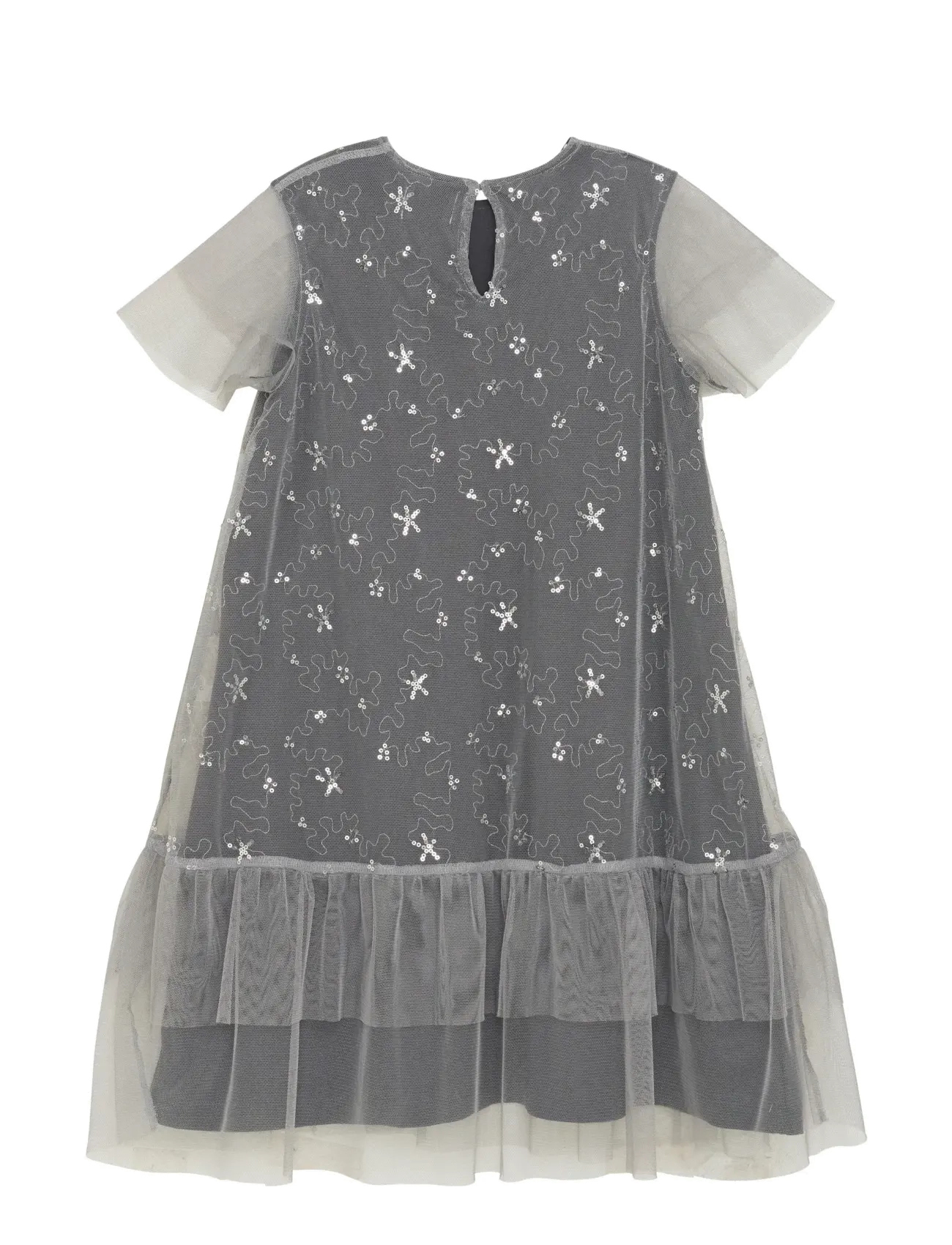 Creamie - Dress Sequins Mesh - kortærmede hverdagskjoler - wet weahter - 2