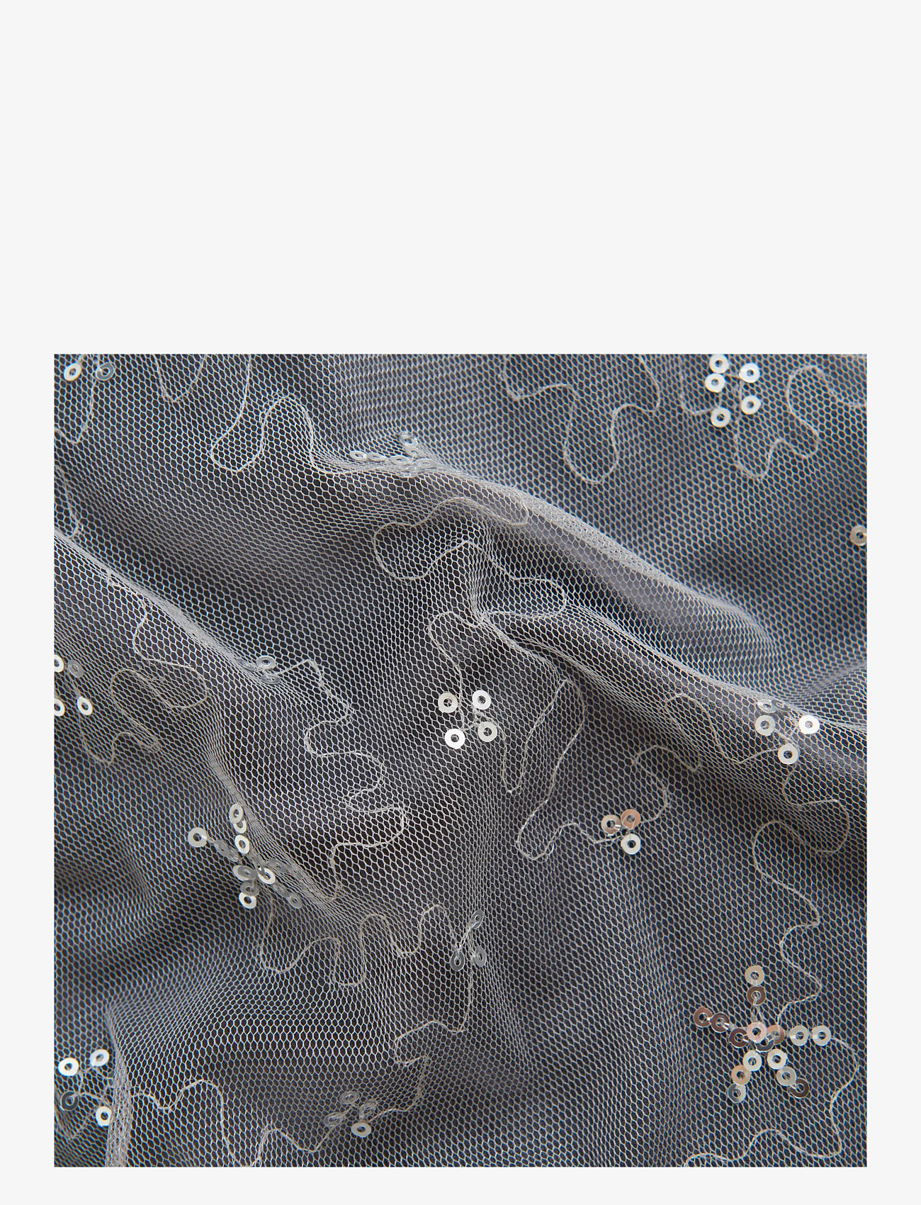 Creamie - Dress Sequins Mesh - lühikeste varrukatega vabaaja kleidid - wet weahter - 3