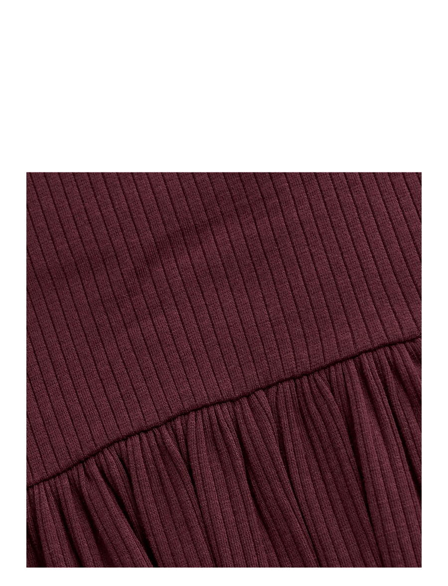 Creamie - Dress LS - pitkähihaiset arkimekot - vineyard wine - 2