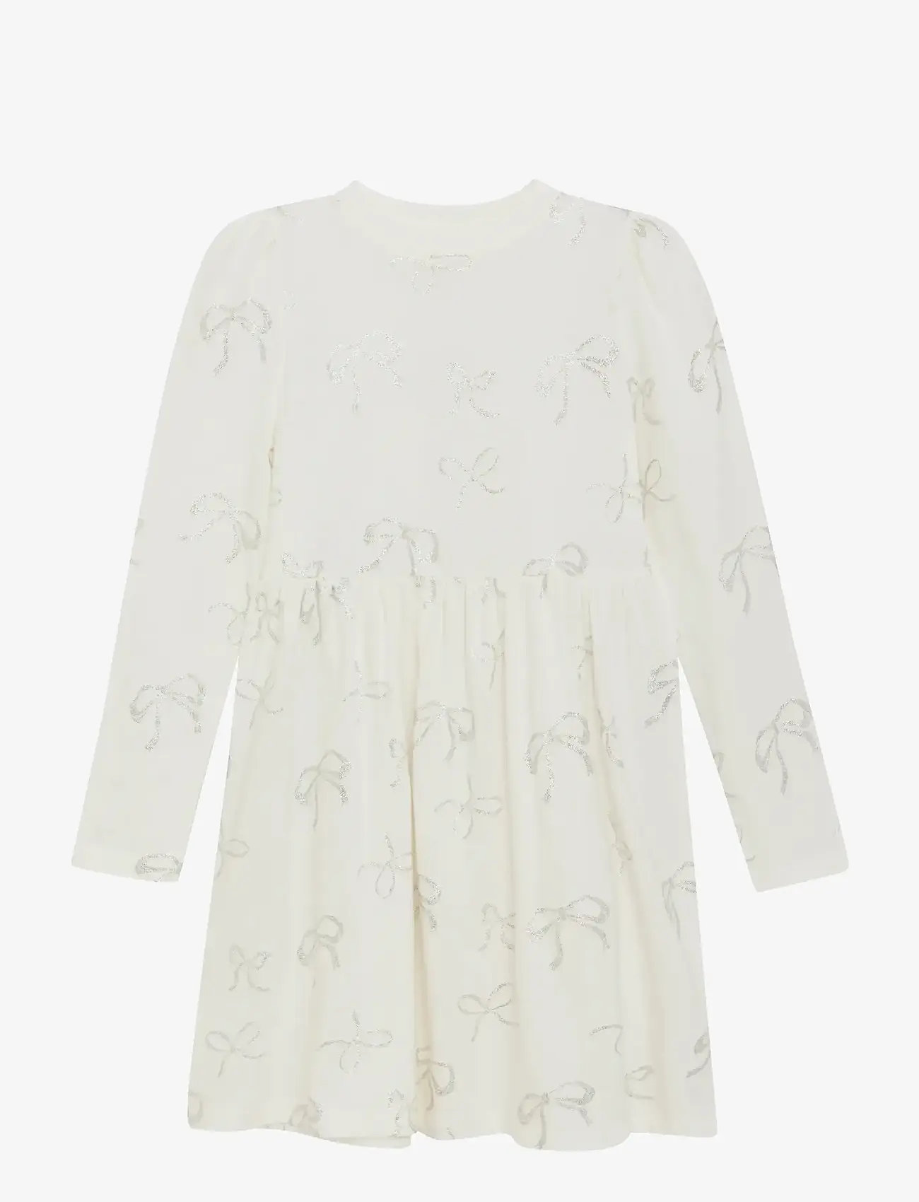 Creamie - Dress Jersey - langärmelige freizeitkleider - cloud - 1